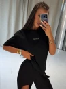 T-shirt damski OLAVOGA VERDI 2026 czarny - maWer Fashion
