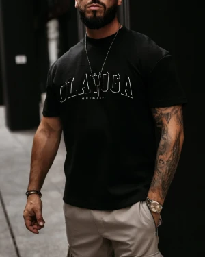 T-shirt męski OLAVOGA GIVENCE 2026 czarny