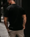 T-shirt męski OLAVOGA GIVENCE 2026 czarny - maWer Fashion