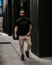 T-shirt męski OLAVOGA GIVENCE 2026 czarny - maWer Fashion