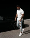 T-shirt męski OLAVOGA BALARDI 2026 ecru - maWer Fashion