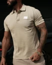 T-shirt męski OLAVOGA BALARDI 2026 oliwkowy - maWer Fashion