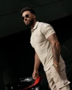 T-shirt męski OLAVOGA BALARDI 2026 oliwkowy - maWer Fashion