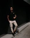 T-shirt męski OLAVOGA BALARDI 2026 czarny - maWer Fashion