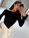 Bluzka damska OLAVOGA MERA 2026 czarna - maWer Fashion