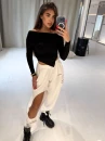 Bluzka damska OLAVOGA MERA 2026 czarna - maWer Fashion