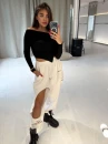 Bluzka damska OLAVOGA MERA 2026 czarna - maWer Fashion