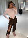 Bluzka damska OLAVOGA MERA 2026 różowa - maWer Fashion
