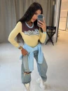 Bluzka damska OLAVOGA MALENA 2026 żółta - maWer Fashion