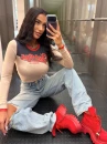 Bluzka damska OLAVOGA MALENA 2026 beż - maWer Fashion