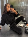 Komplet damski OLAVOGA MAVINA 2026 czarny - maWer Fashion