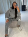 Komplet damski OLAVOGA MAVINA 2026 szary - maWer Fashion
