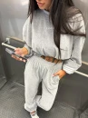 Komplet damski OLAVOGA MAVINA 2026 szary - maWer Fashion