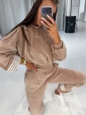 Komplet damski OLAVOGA MAVINA 2026 beżowy - maWer Fashion