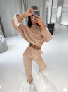 Komplet damski OLAVOGA MAVINA 2026 beżowy - maWer Fashion