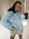Bluza damska OLAVOGA SANTEA 2026 błękitna - maWer Fashion