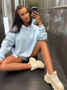 Bluza damska OLAVOGA SANTEA 2026 błękitna - maWer Fashion