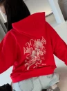 Bluza damska OLAVOGA SANTEA 2026 czerwona - maWer Fashion