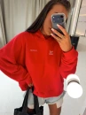 Bluza damska OLAVOGA SANTEA 2026 czerwona - maWer Fashion