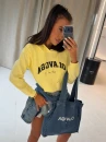 Bluza damska OLAVOGA SOVE 2026 żółta - maWer Fashion