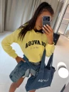 Bluza damska OLAVOGA SOVE 2026 żółta - maWer Fashion