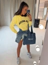 Bluza damska OLAVOGA SOVE 2026 żółta - maWer Fashion