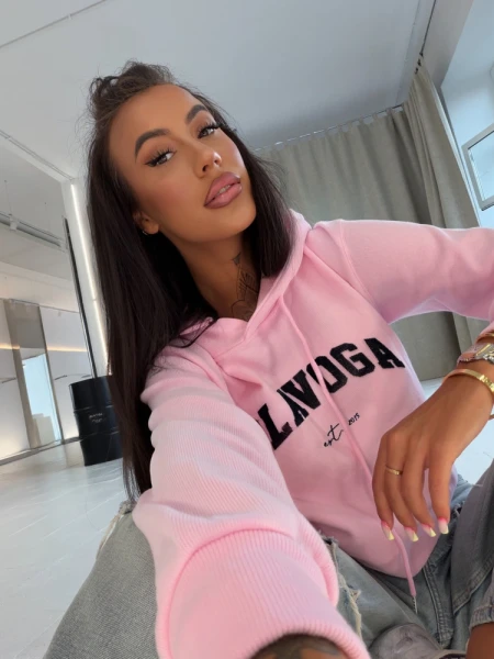 Bluza damska OLAVOGA SOVE 2026 różowa - maWer Fashion