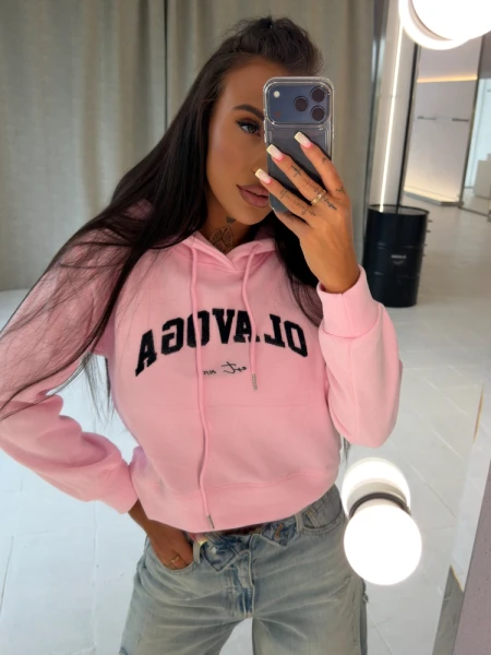 Bluza damska OLAVOGA SOVE 2026 różowa - maWer Fashion