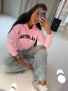 Bluza damska OLAVOGA SOVE 2026 różowa - maWer Fashion