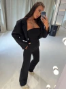 Komplet damski OLAVOGA VERMELLE 2026 czarny - mawer Fashion