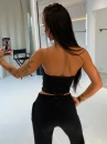 Komplet damski OLAVOGA VERMELLE 2026 czarny - mawer Fashion