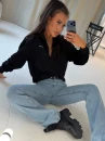 Bluza damska OLAVOGA NACY 2026 czarna  - maWer Fashion