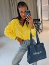 Bluza damska OLAVOGA NACY 2026 żółta - maWer Fashion