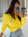 Bluza damska OLAVOGA NACY 2026 żółta - maWer Fashion