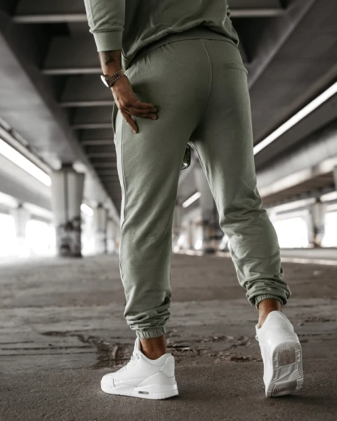 Spodnie męskie OLAVOGA LEOTO PANTS 2026 oliwkowe - maWer Fashion
