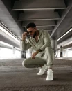 Bluza męska OLAVOGA LEOTO SWEATSHIRT 2026 oliwkowa - maWer Fashion