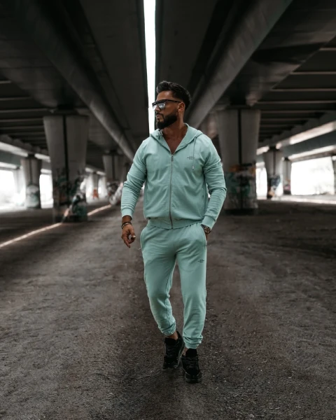 Bluza męska OLAVOGA LEOTO SWEATSHIRT 2026 mięta - maWer Fashion