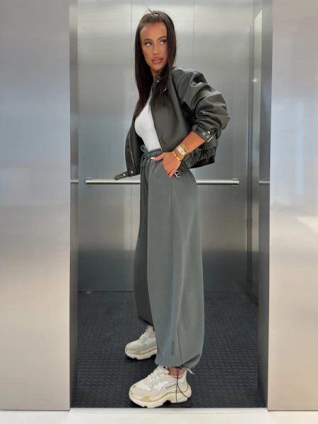 Spodnie damskie OLAVOGA SORENCE 2026 khaki - maWer Fashion
