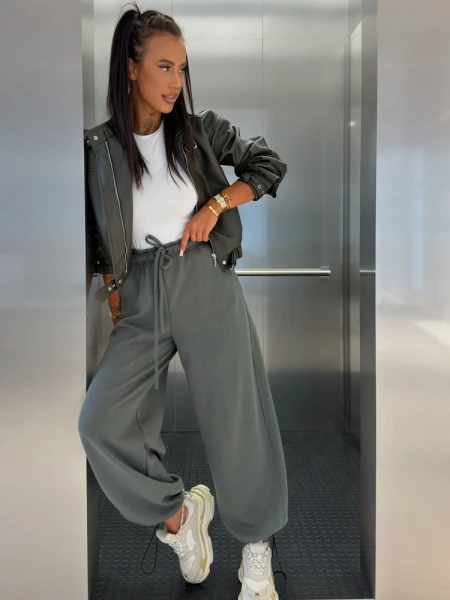Spodnie damskie OLAVOGA SORENCE 2026 khaki - maWer Fashion