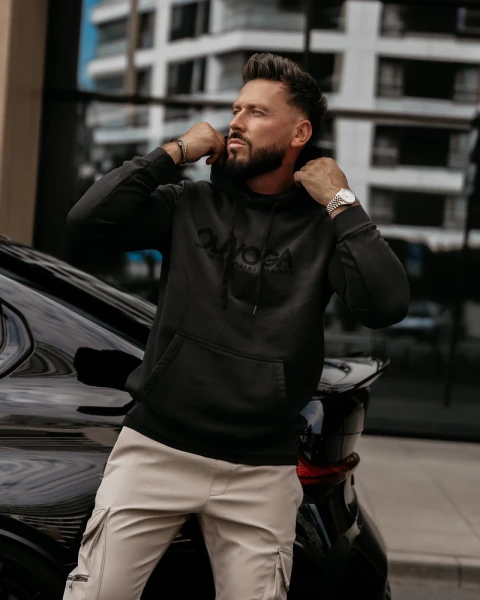 Bluza męska OLAVOGA NEVIR 2026 czarna - maWer Fashion