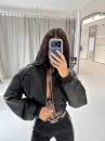 Kurtka bomberka damska OLAVOGA OCRA 2026 czarna - maWer Fashion