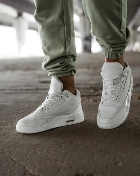 Buty męskie sneakersy OLAVOGA JOKERY 2026 białe - maWer Fashion
