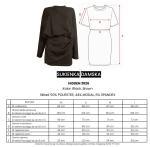 Sukienka OLAVOGA HIDDEN 2026 czarna - maWer Fashion