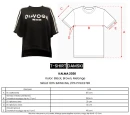 T-shirt damski OLAVOGA KALMA 2026 brąz - maWer Fashion