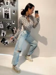Body damskie OLAVOGA LOYAL 2026 beż-czarny - maWer Fashion