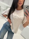 T-shirt damski OLAVOGA KALMA 2026 melanż - maWer Fashion
