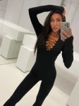 Kombinezon damski OLAVOGA WANTED 2026 czarny - maWer Fashion