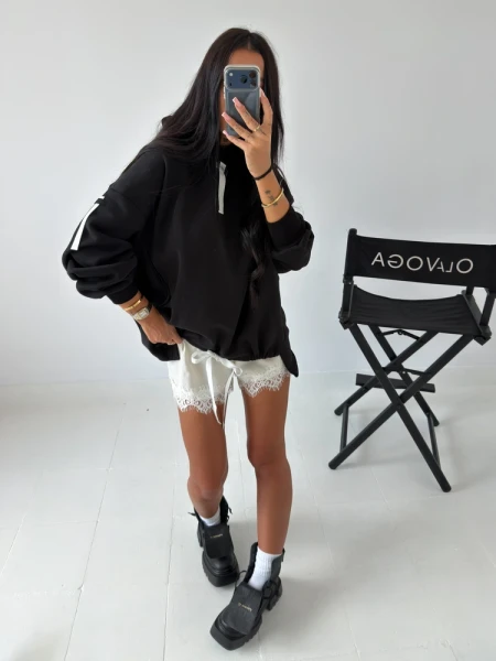Bluza damska OLAVOGA AVIRA 2026 czarna  - maWer Fashion