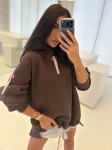 Bluza damska OLAVOGA AVIRA 2026 brąz -maWer Fashion