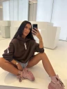 Bluza damska OLAVOGA AVIRA 2026 brąz -maWer Fashion